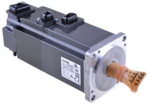 Серводвигатель  HF-MP43B оснащен тормозом